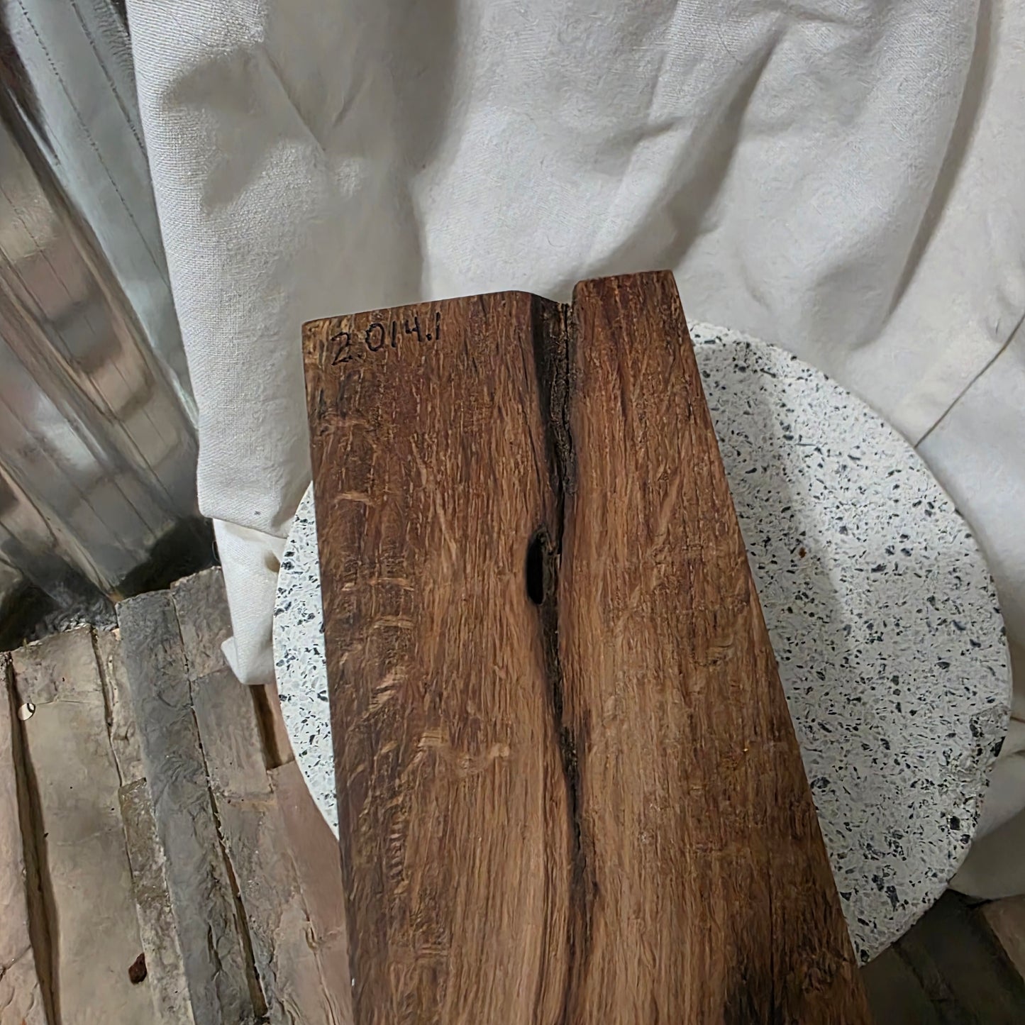 36" Reclaimed Barnwood White Oak OG Peg Loom