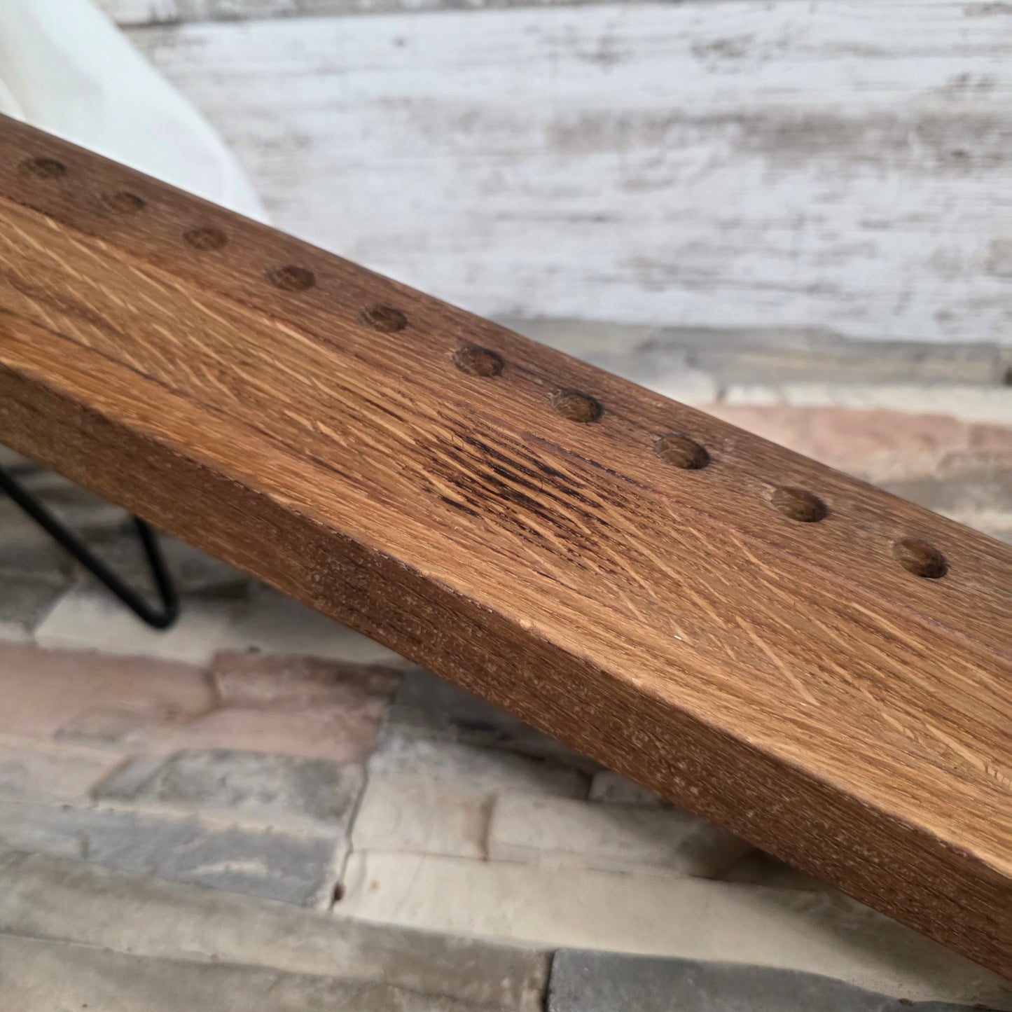 24" Reclaimed Barnwood White Oak OG Peg Loom