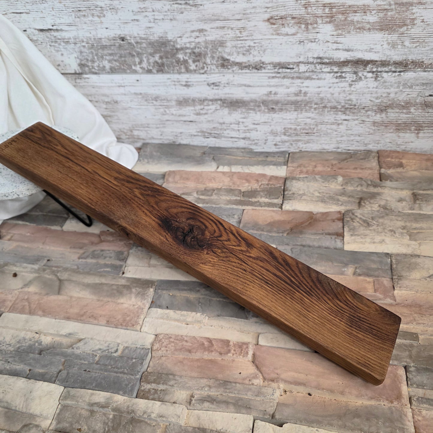 24" Reclaimed Barnwood White Tiger Oak OG Peg Loom