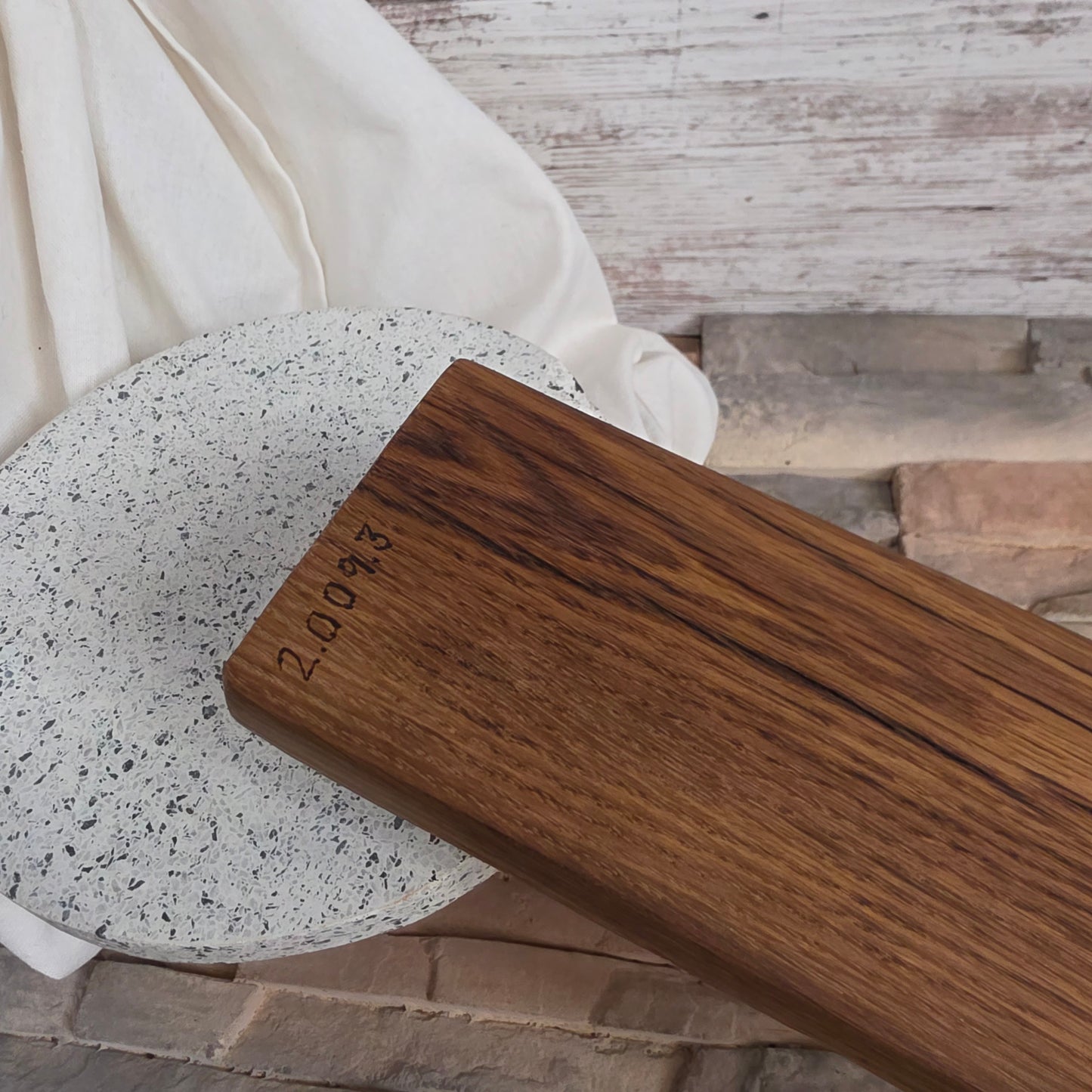 24" Reclaimed Barnwood White Tiger Oak OG Peg Loom