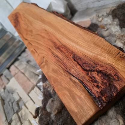 16" 2 Row Peg Loom - Live Edge - Cherry