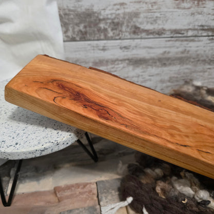 16" 2 Row Peg Loom - Live Edge - Cherry