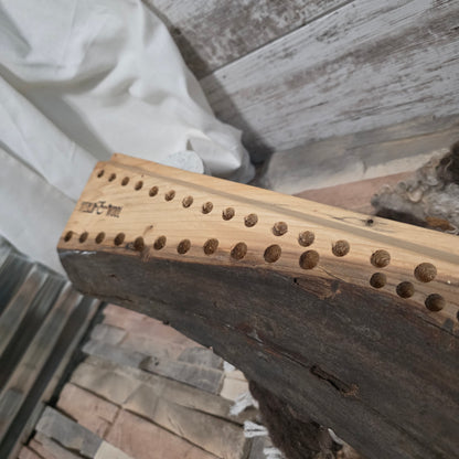 29" 2 Row Goldilocks Peg Loom - Spalted Maple Live Edge