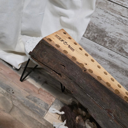 29" 2 Row Goldilocks Peg Loom - Spalted Maple Live Edge