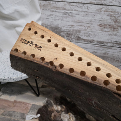 29" 2 Row Goldilocks Peg Loom - Spalted Maple Live Edge