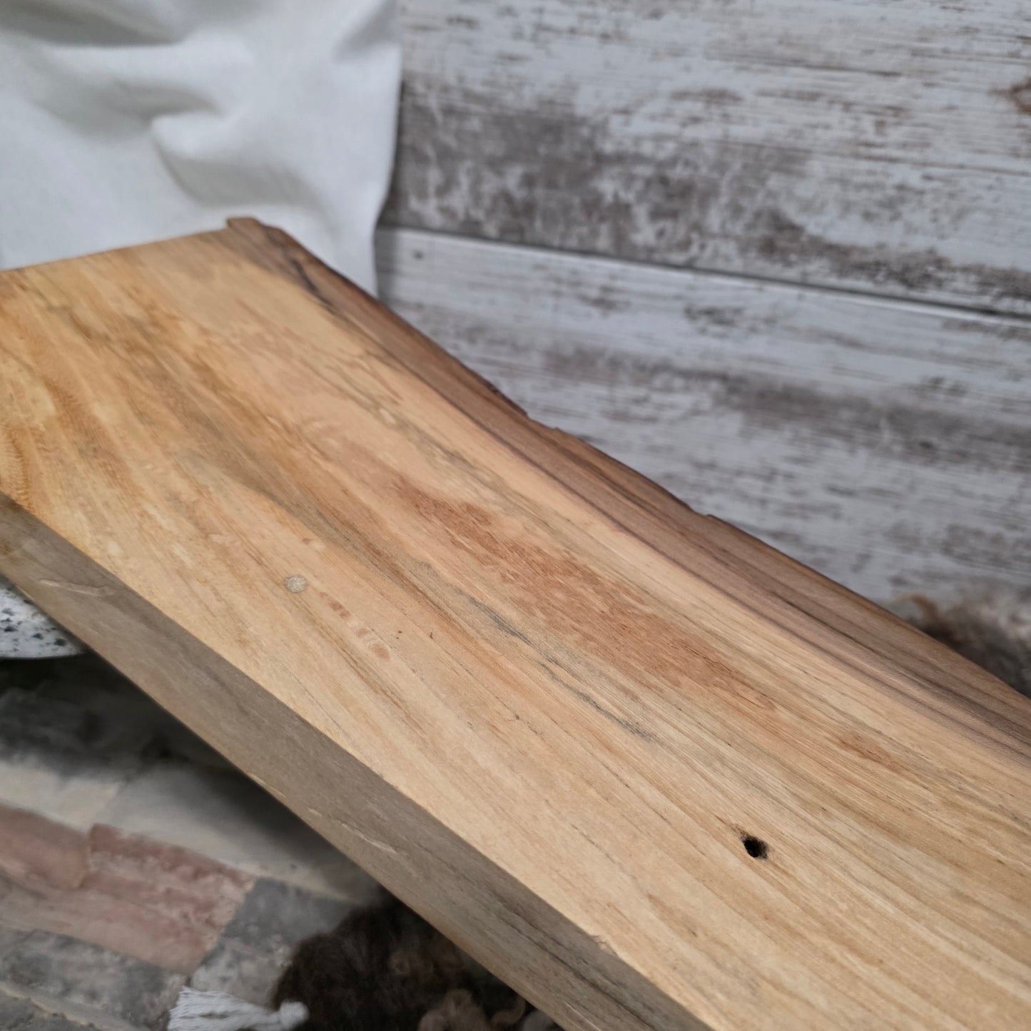 29" 2 Row Goldilocks Peg Loom - Spalted Maple Live Edge