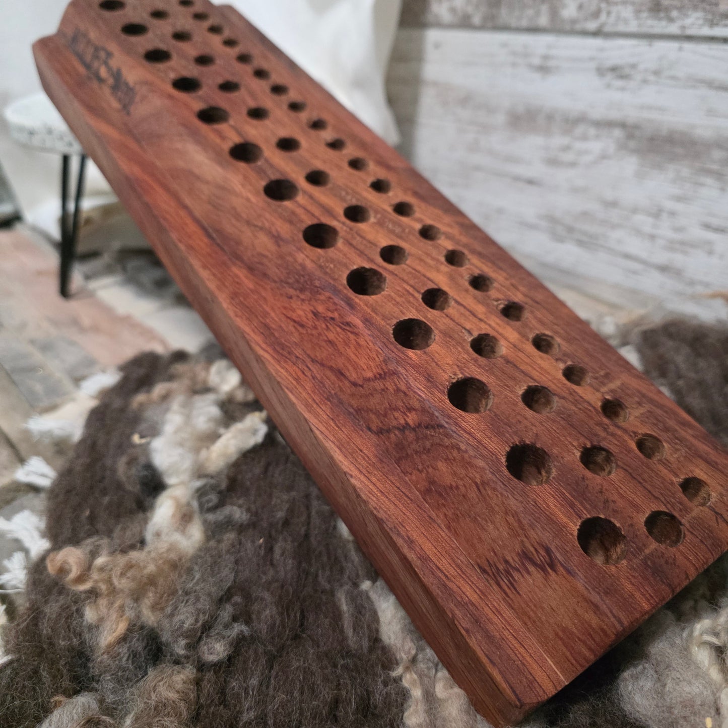 15" Goldilocks Peg Loom - Bubinga