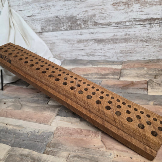 24" Curly White Oak Goldilocks Peg Loom