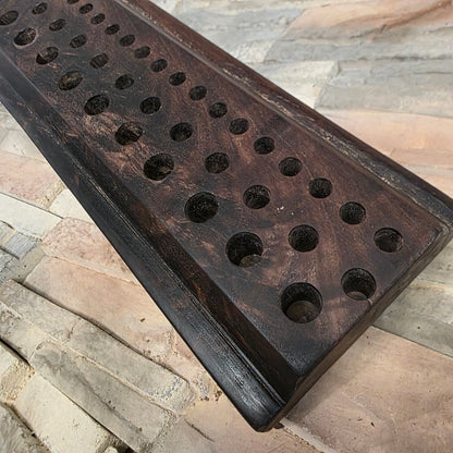 23" Figured Walnut Goldilocks Peg Loom