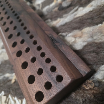 22" Goldilocks Peg Loom - Figured Black Walnut - 25-262