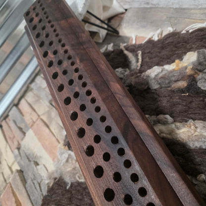 22" Goldilocks Peg Loom - Figured Black Walnut - 25-262