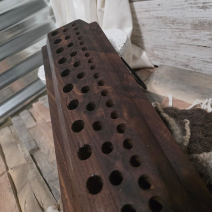 22" Goldilocks Peg Loom - Figured Black Walnut - 25-262