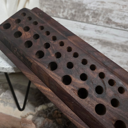 22" Goldilocks Peg Loom - Figured Black Walnut - 25-262