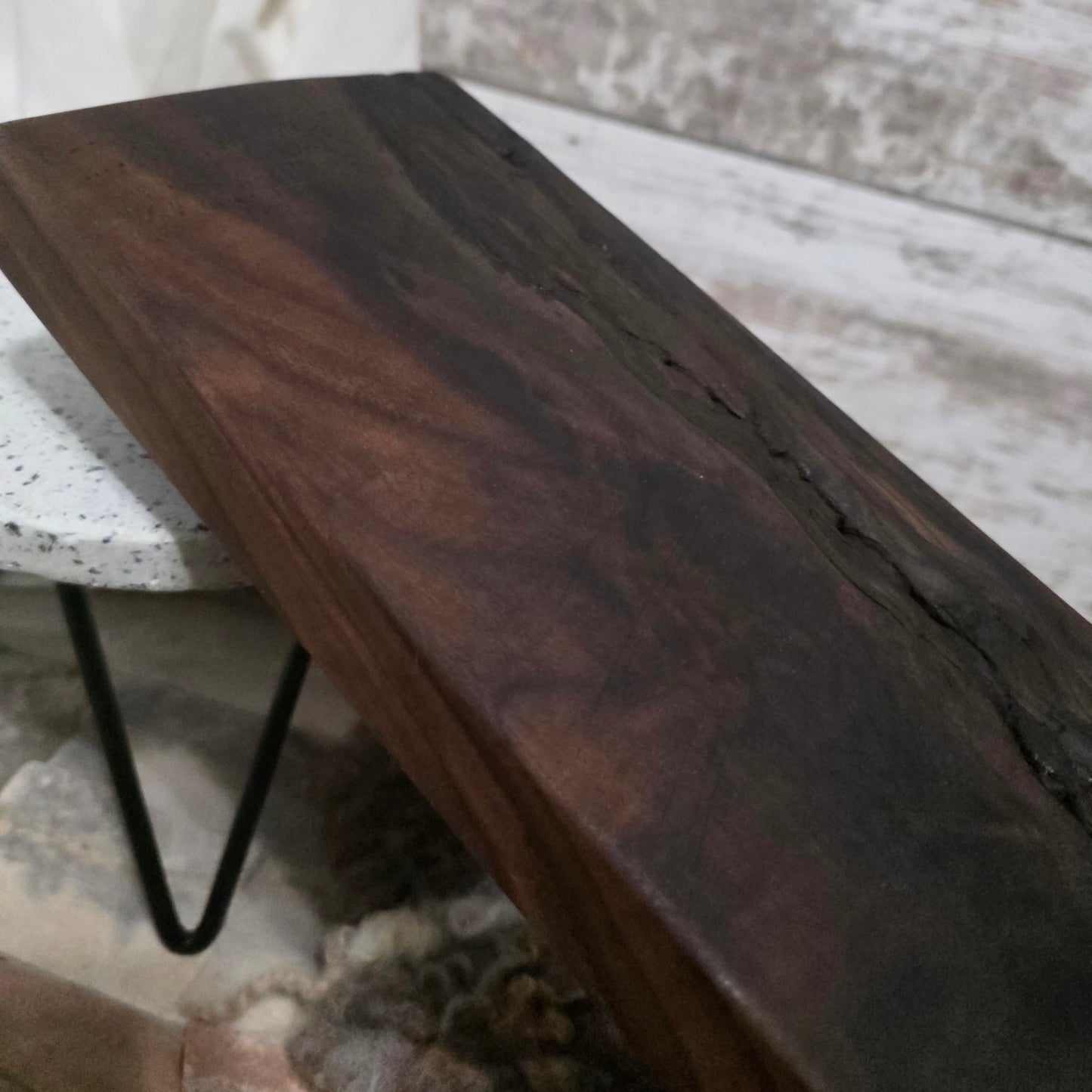 22" Goldilocks Peg Loom - Figured Black Walnut - 25-262