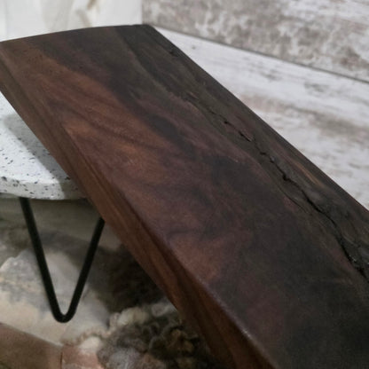 22" Goldilocks Peg Loom - Figured Black Walnut - 25-262