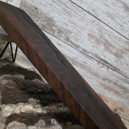 22" Goldilocks Peg Loom - Figured Black Walnut - 25-262