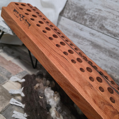 24" Live Edge Goldilocks Peg Loom - Honey Locust