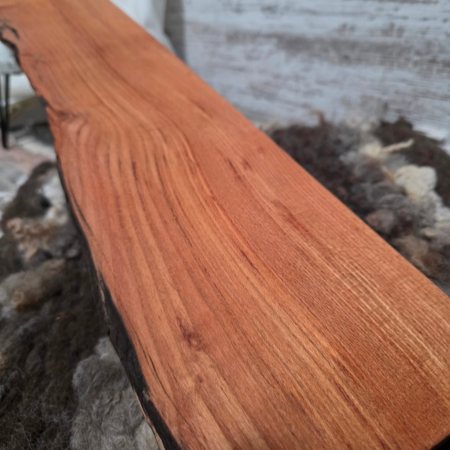 24" Live Edge Goldilocks Peg Loom - Honey Locust