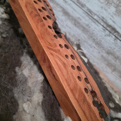 24" Live Edge Goldilocks Peg Loom - Honey Locust