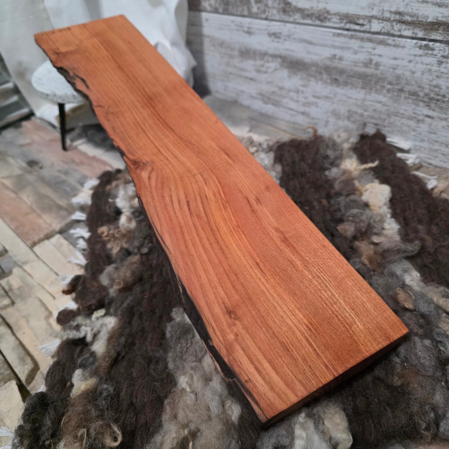 24" Live Edge Goldilocks Peg Loom - Honey Locust