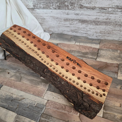 20" Live Edge Locust Goldilocks Peg Loom