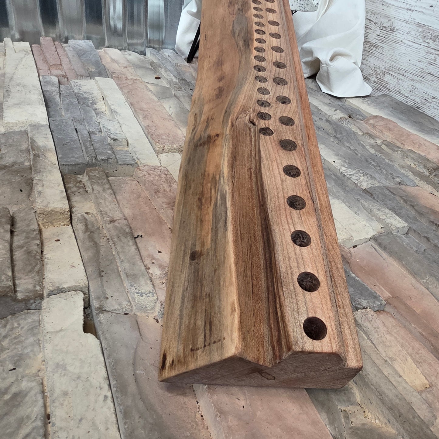 24" 2 Row Live Edge Maple Peg Loom