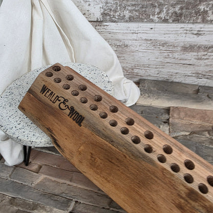 24" 2 Row Live Edge Maple Peg Loom