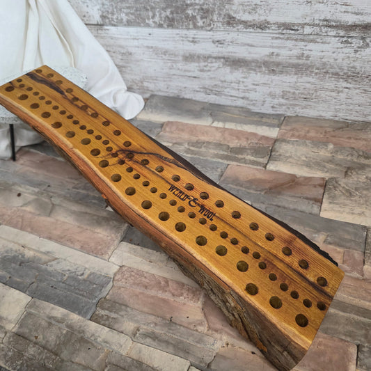 23" Live Edge Osage Orange Goldilocks Peg Loom