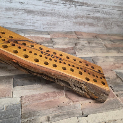 23" Live Edge Osage Orange Goldilocks Peg Loom