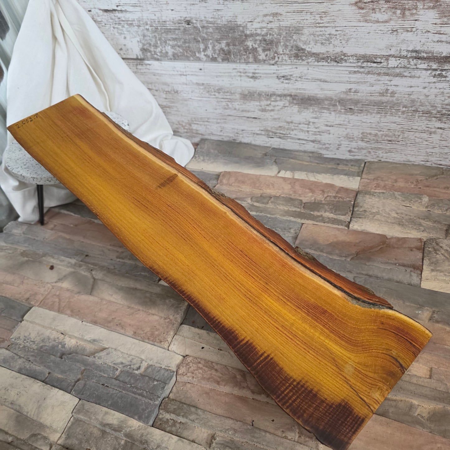 23" Live Edge Osage Orange Goldilocks Peg Loom