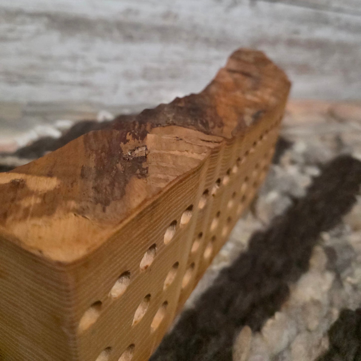 10" Goldilocks Peg Loom - Live Edge Quilted Maple - 25-258