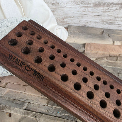 16" Walnut Goldilocks Peg Loom