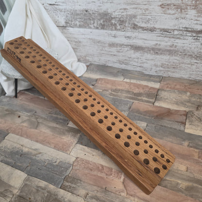 24" Reclaimed Barnwood White Oak Goldilocks Peg Loom