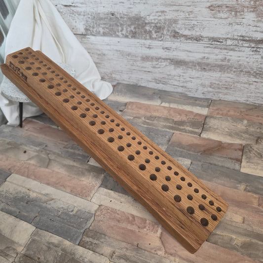 24" Reclaimed Barnwood White Oak Goldilocks Peg Loom
