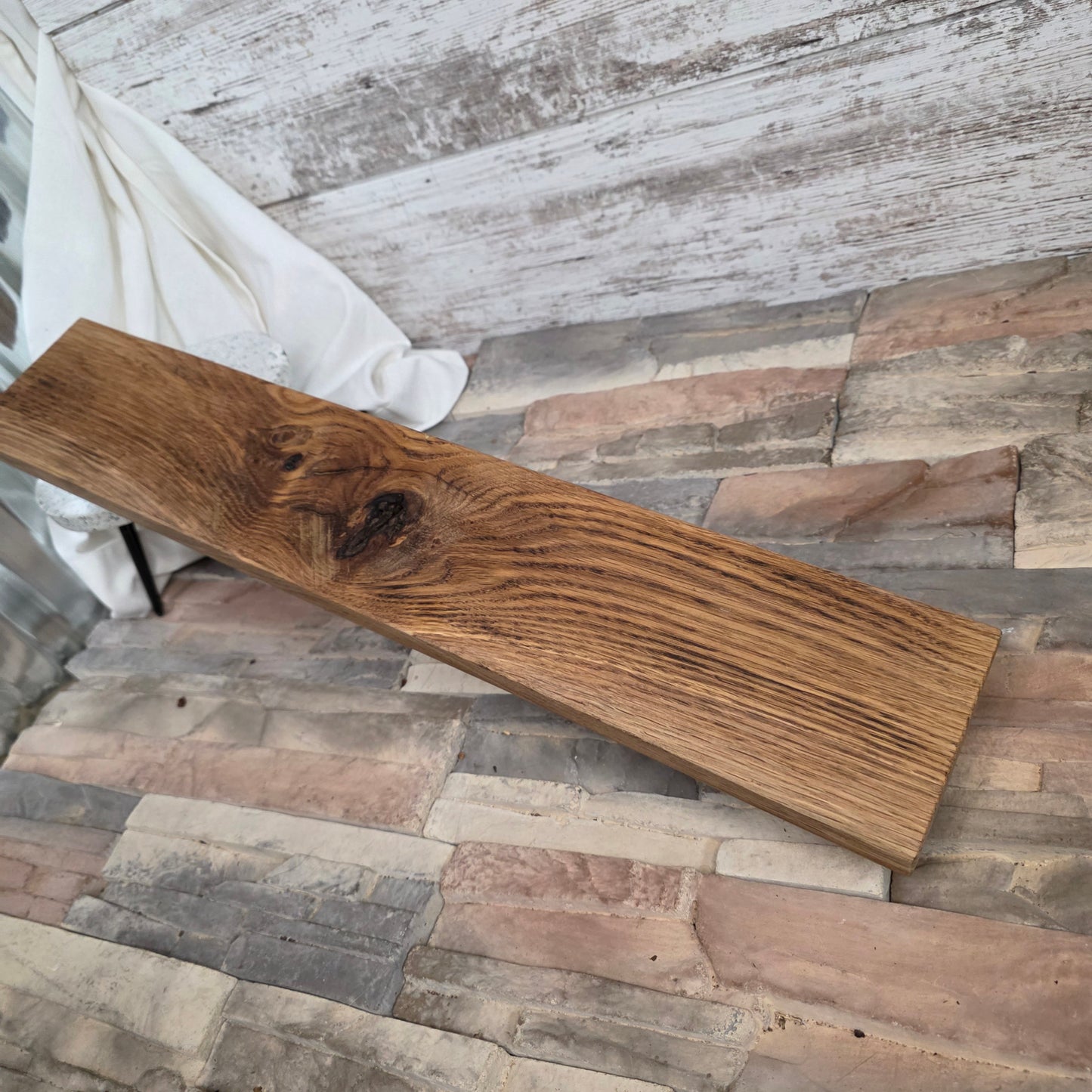 24" Reclaimed Barnwood White Tiger Oak Goldilocks Peg Loom