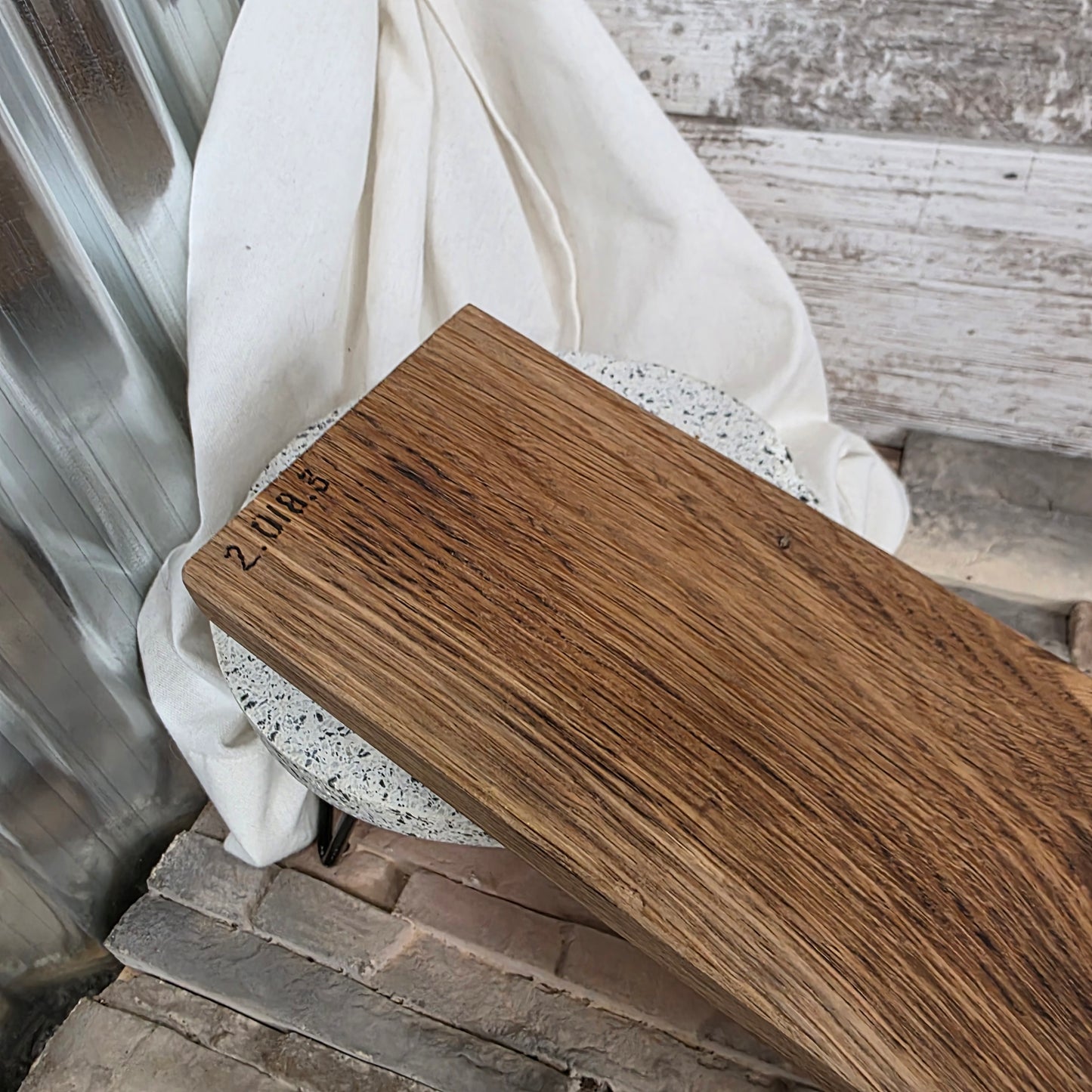 24" Reclaimed Barnwood White Tiger Oak Goldilocks Peg Loom
