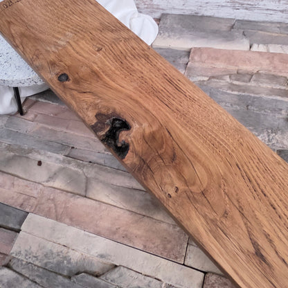 24" Reclaimed Barnwood White Tiger Oak Goldilocks Peg Loom