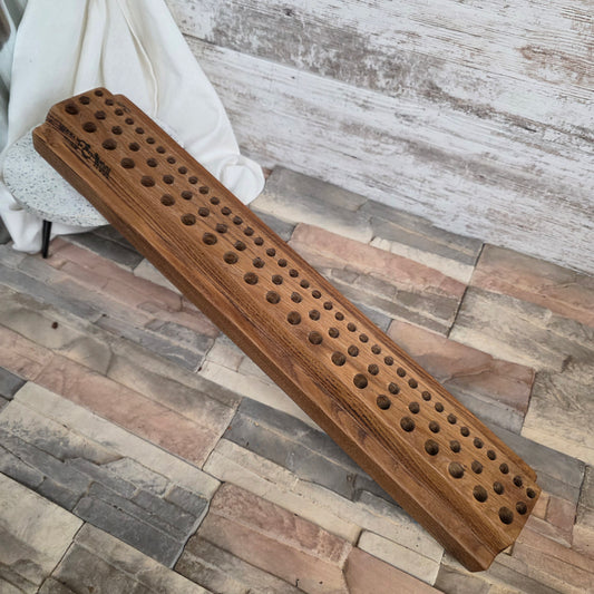24" Reclaimed Barnwood White Tiger Oak Goldilocks Peg Loom