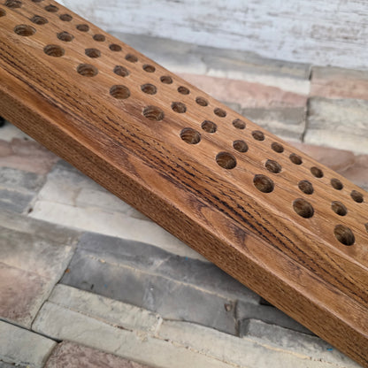 24" Reclaimed Barnwood White Tiger Oak Goldilocks Peg Loom