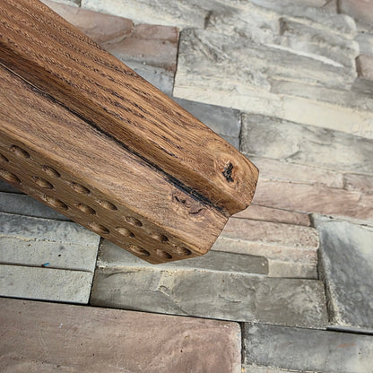 24" Reclaimed Barnwood White Tiger Oak Goldilocks Peg Loom