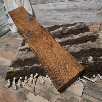 24" Goldilocks Peg Loom - White Tiger Oak with Blue Sparkles - 25-237