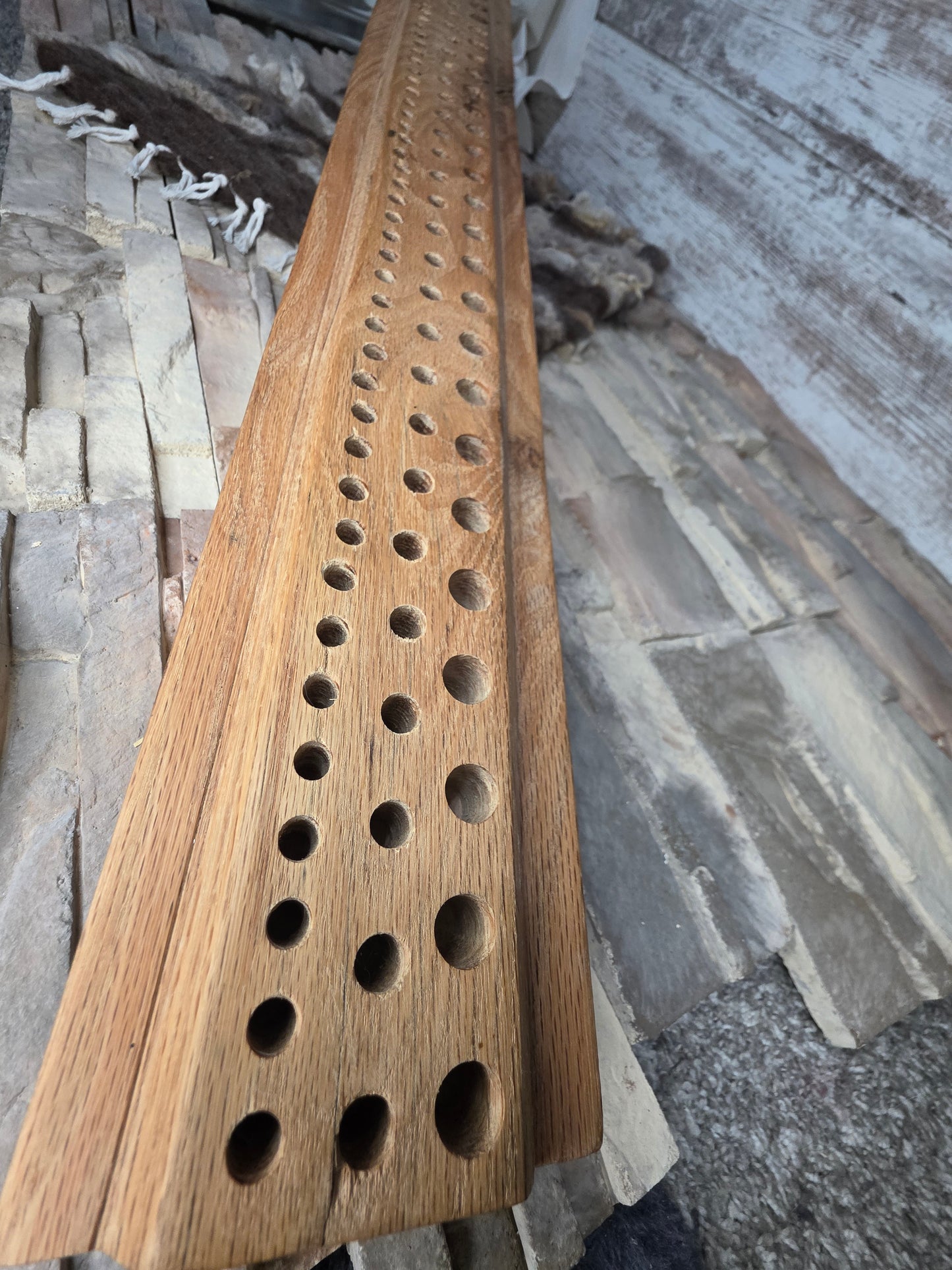 48" Goldilocks Peg Loom - White Tiger Oak - 25-145