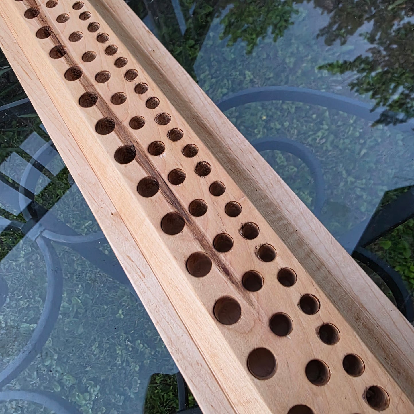 36" Quilted Maple Goldilocks Peg Loom