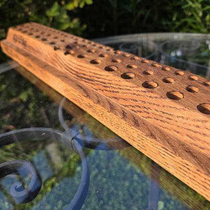 36" Reclaimed Barnwood White Tiger Oak Goldilocks Peg Loom