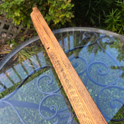 36" Reclaimed Barnwood White Tiger Oak Goldilocks Peg Loom