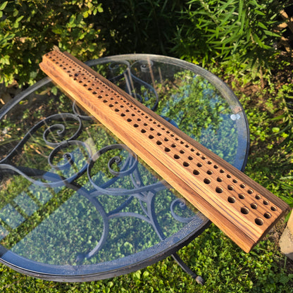 36" Reclaimed Barnwood White Tiger Oak Goldilocks Peg Loom