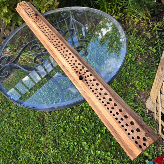 48" Reclaimed Barnwood White Tiger Oak Goldilocks Peg Loom