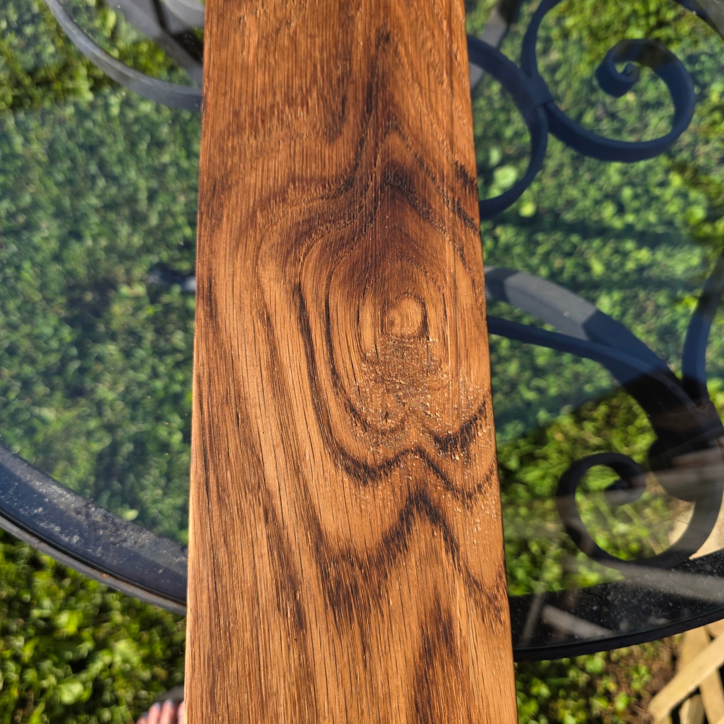 48" Reclaimed Barnwood White Tiger Oak Goldilocks Peg Loom