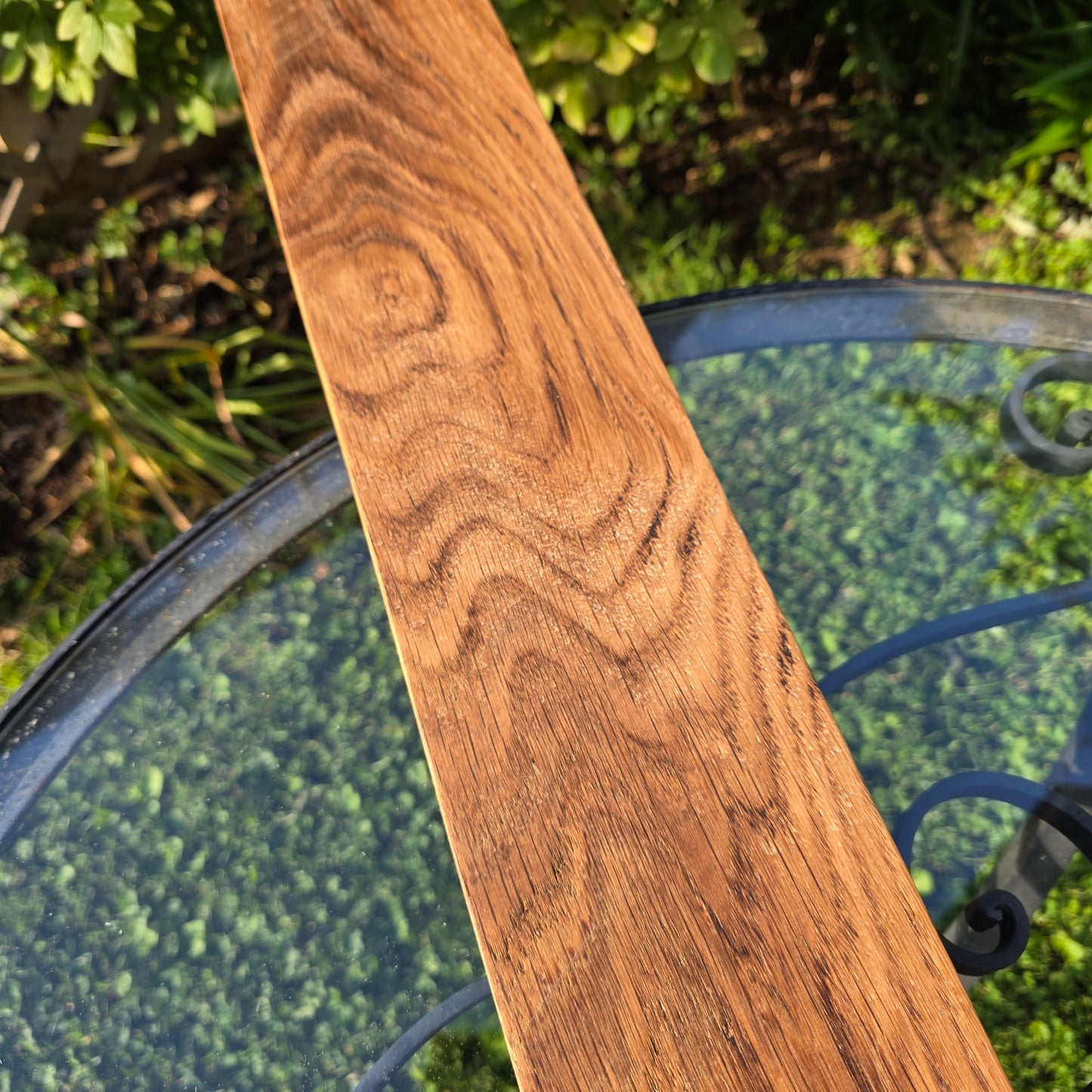 48" Reclaimed Barnwood White Tiger Oak Goldilocks Peg Loom