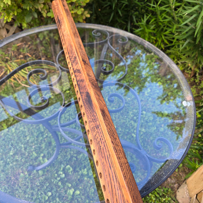 36" Reclaimed Barnwood White Tiger Oak OG Peg Loom